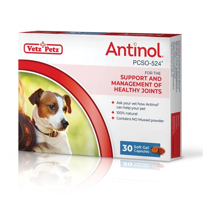 Antinol for Dogs - 30 Gel Capsules