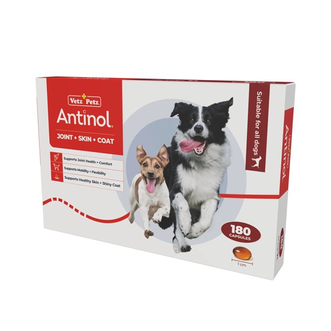 Antinol for Dogs - 180 Gel Capsules