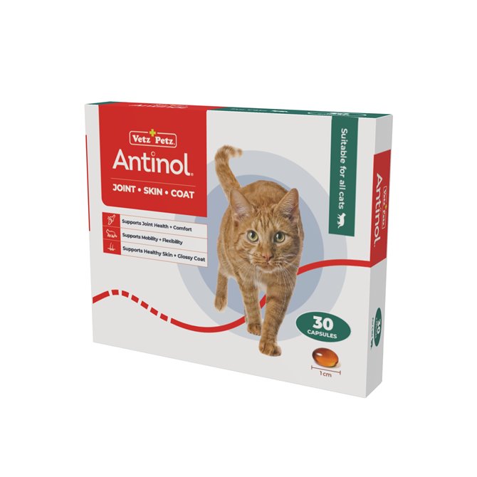 Antinol Joint Care Capsules for Cats - Pack of 30