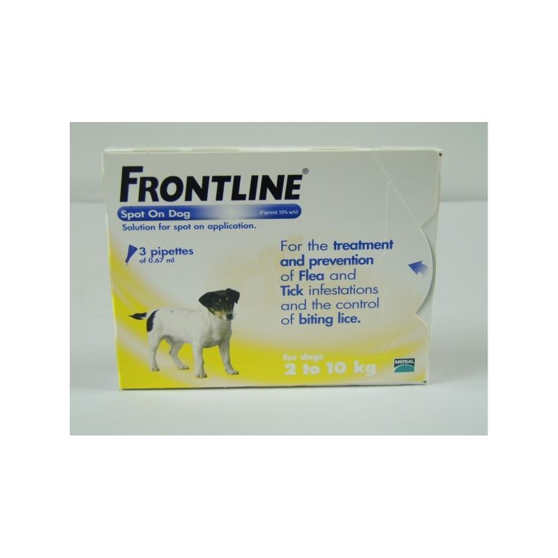 Frontline Flea Spot On for Small Dogs x 3 - Cheaper Dog Frontline